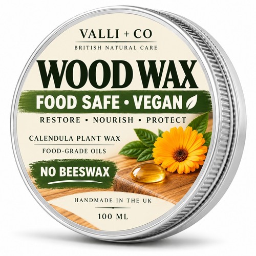 Food safe vegan wood - wax, 100ml