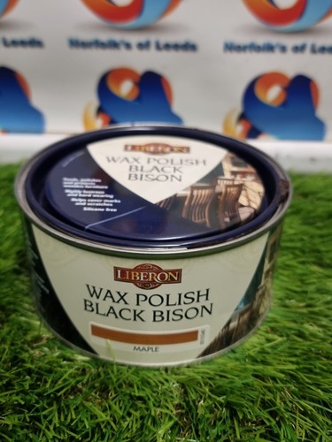 Liberon black bison wax polish - bison,