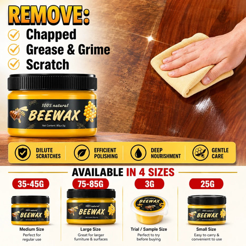 Natural beeswax furniture - natural,
