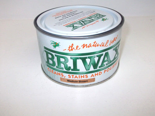 400g medium brown briwax - 400g,