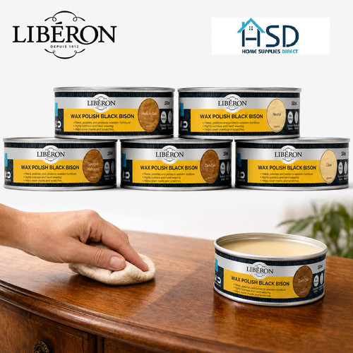 Liberon black bison - black, wax