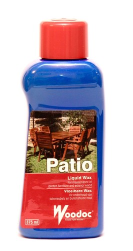 Outdoor wooden furniture - wooden, wax