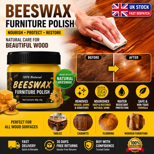 Natural beeswax furniture - natural,