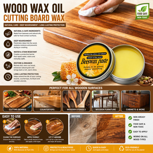Wood wax oil cutting board - oil,
